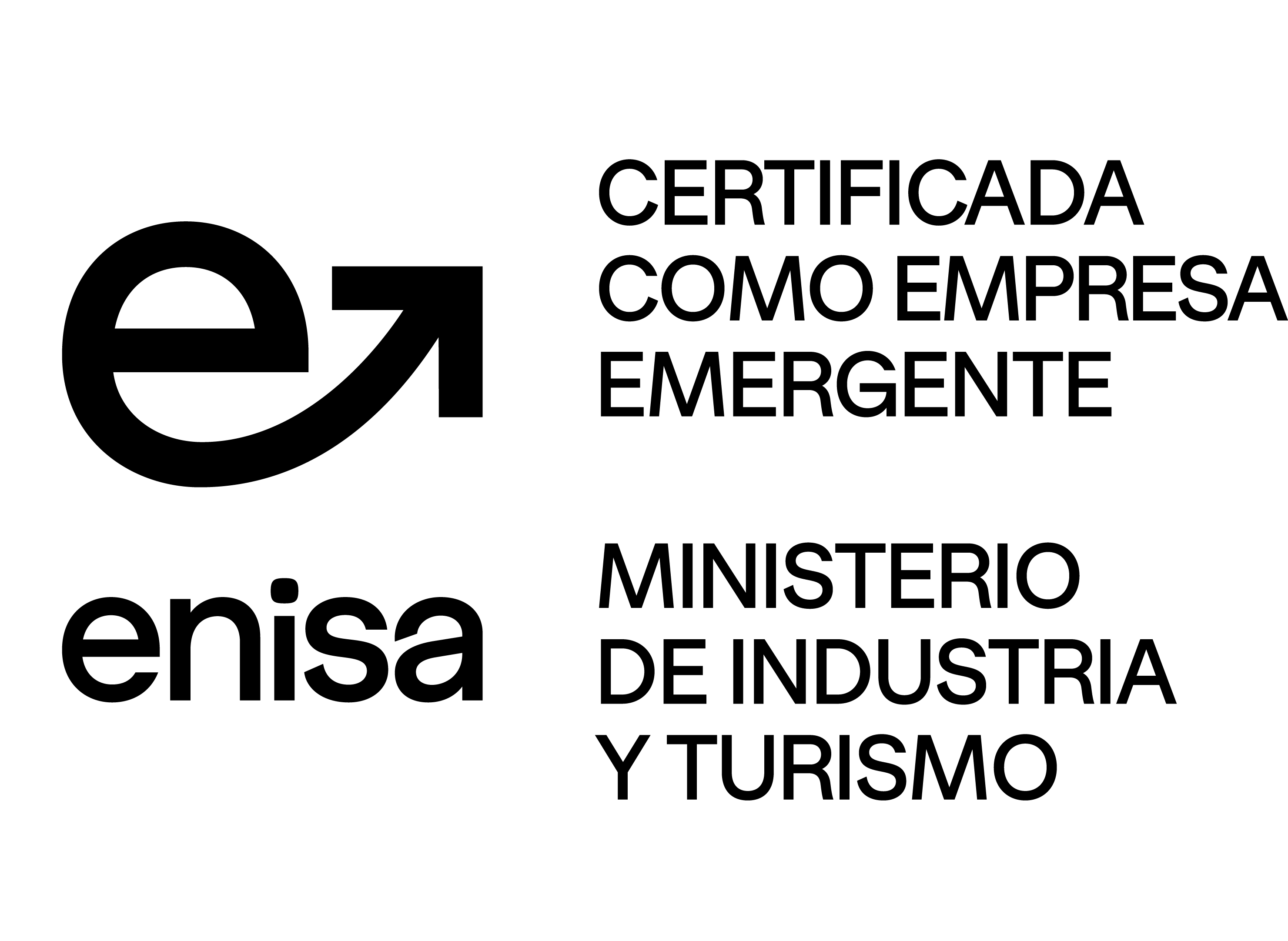 ENISA certified emerging company (Certificada como empresa emergente)